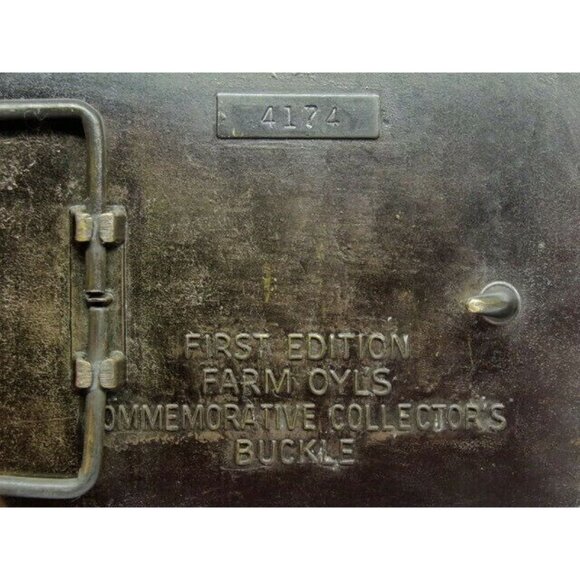 Farm Oyl's First Edition Belt Buckle Commemorative Collector's Buckle 55th Year - Picture 6 of 9